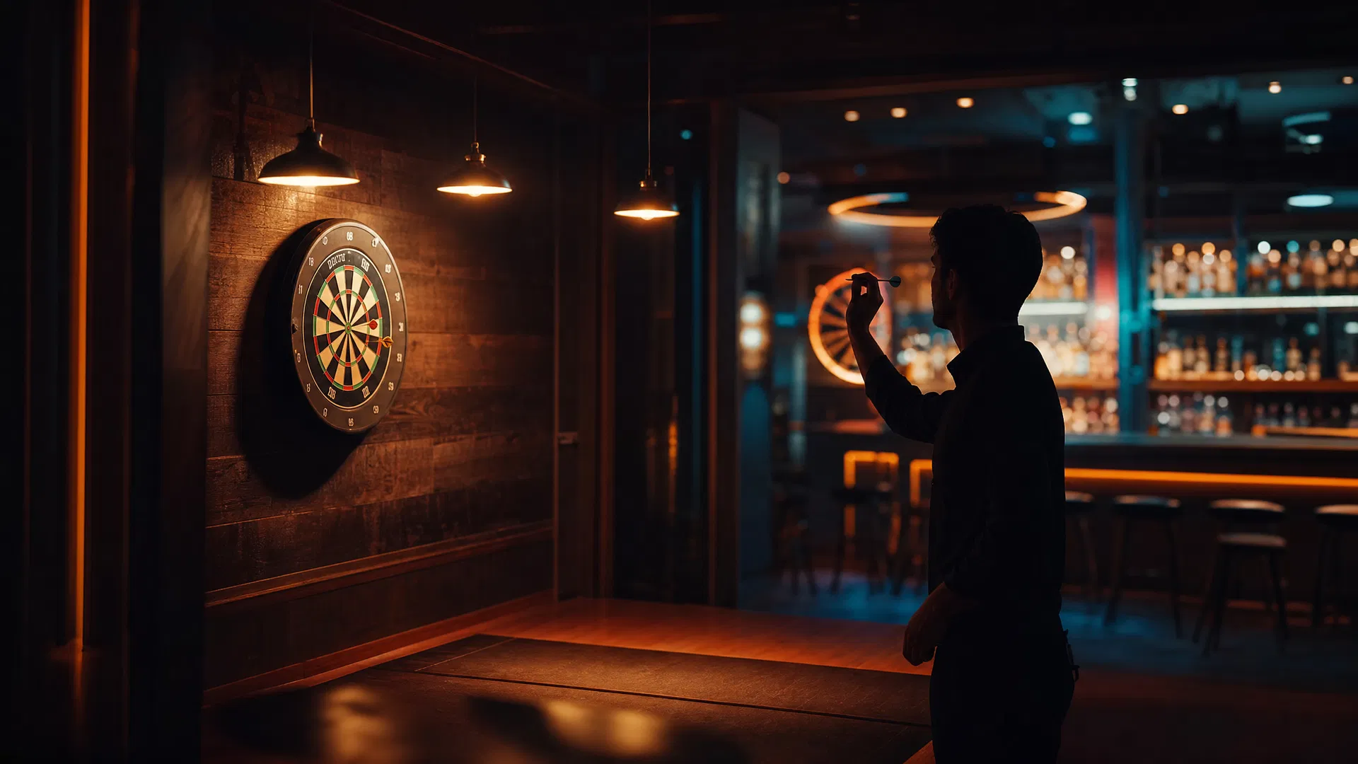 Offline darts venue